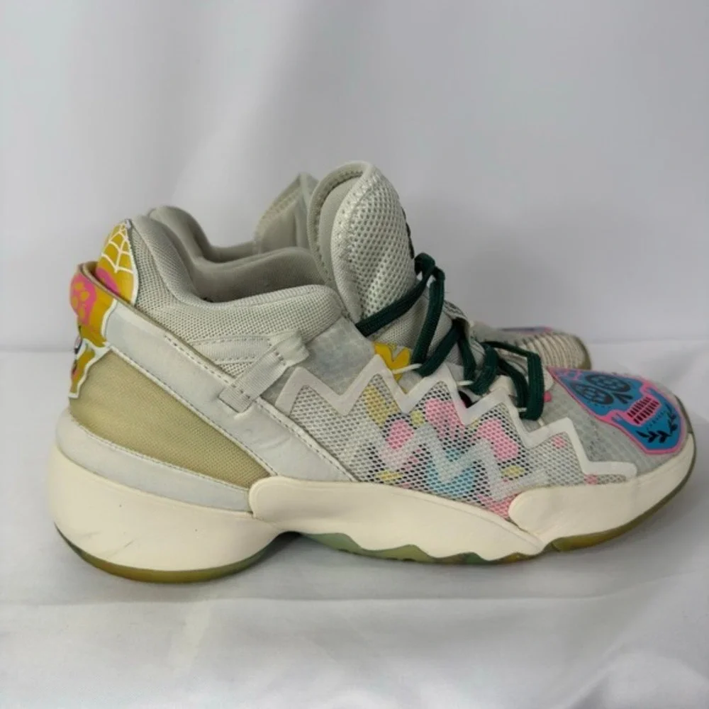 adidas D.O.N. Issue #2 Day Of The Dead 2020 US Mens Size 8 Sneaker